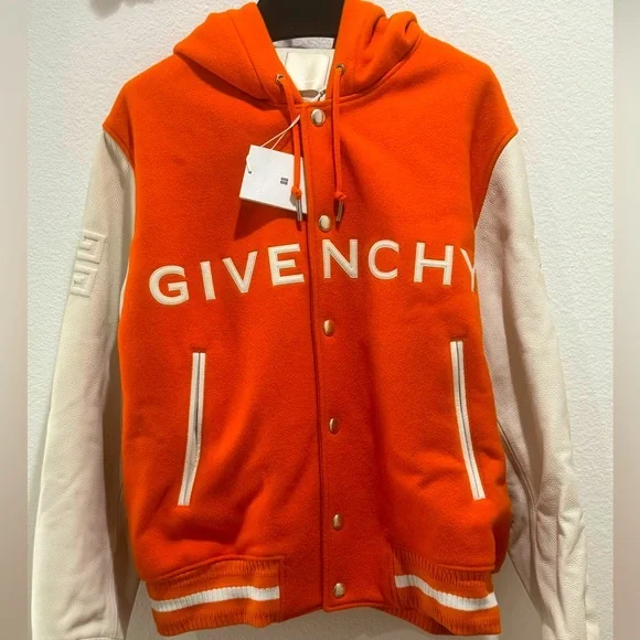 Givenchy | Jackets & Coats | Nwts Givenchy Zippered Hood Varsity